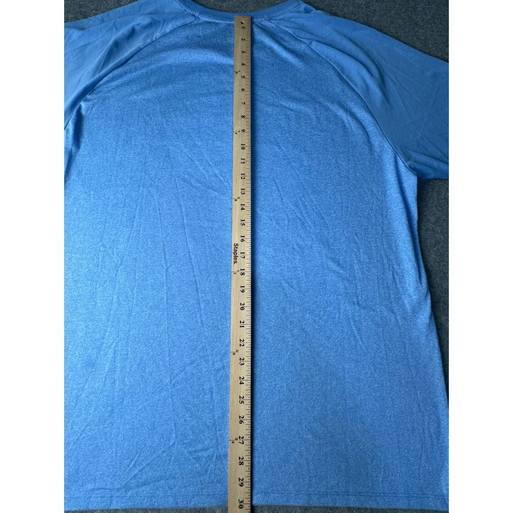 Nike UNC Tar Heels Mens XXL Blue Carolina Athletic Cut T-Shirt FA180104NIG